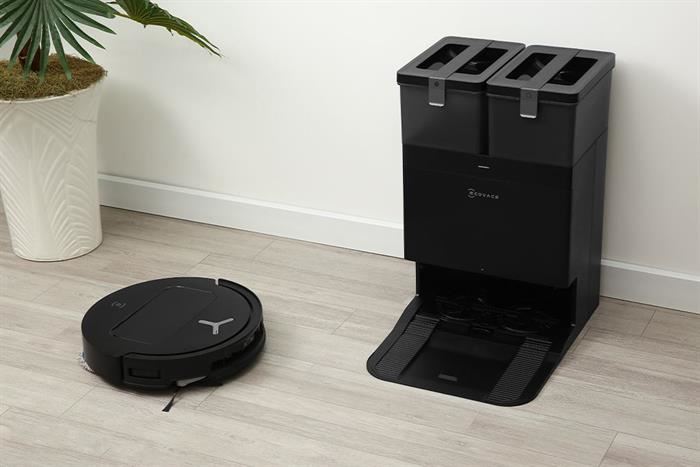 Robot hút bụi lau nhà Ecovacs Deebot T50 Pro Omni - Trắng/Đen